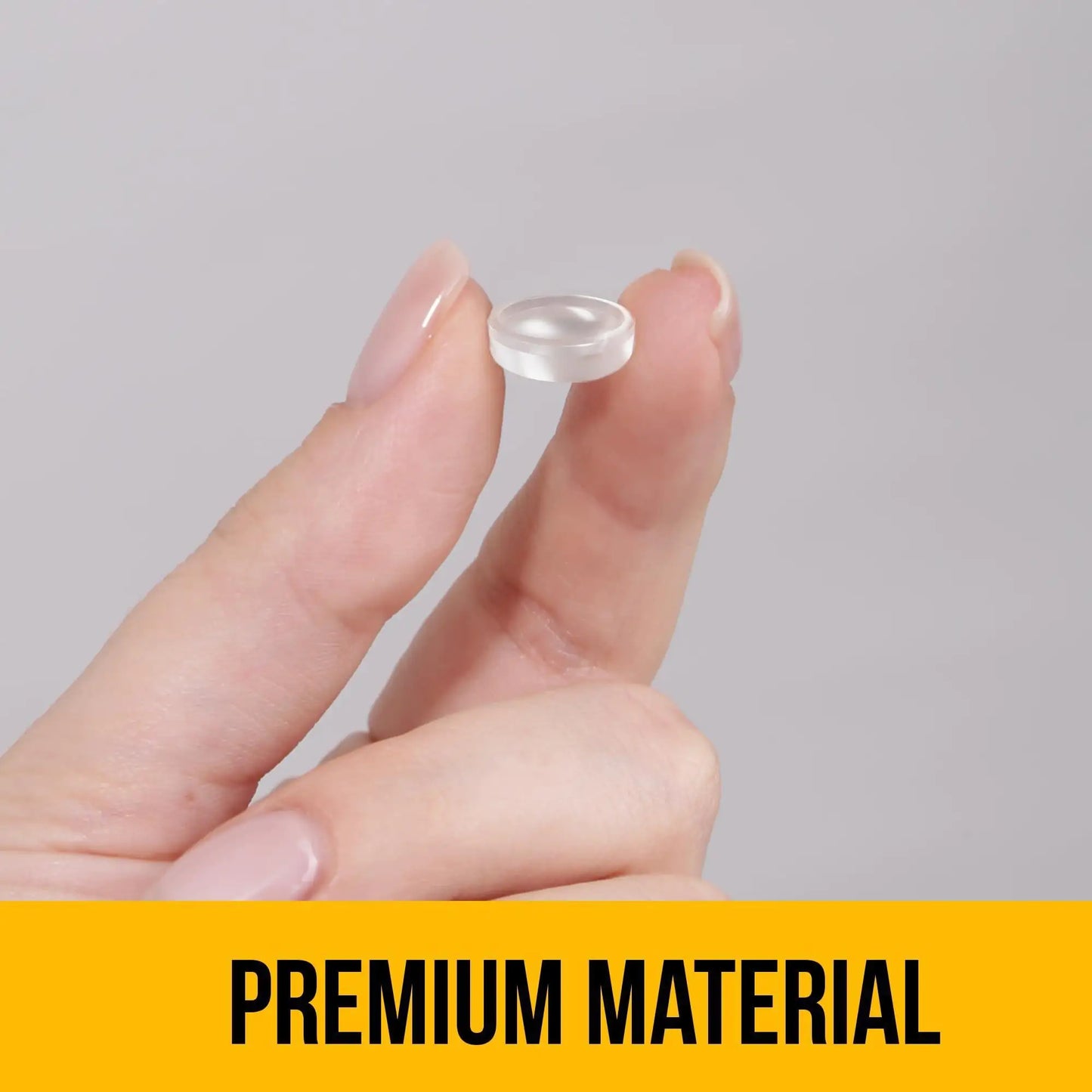 256x Premium Clear Cabinet Door Bumpers – Noise-Dampening Self-Adhesive Pads