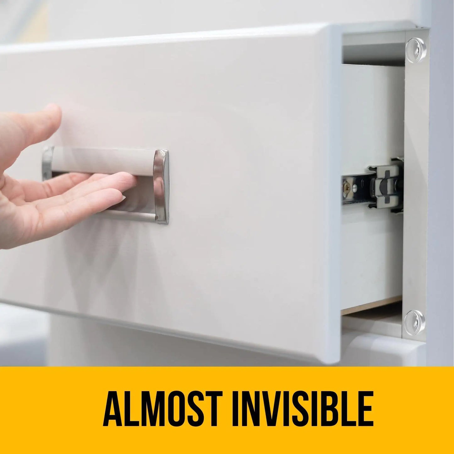 256x Premium Clear Cabinet Door Bumpers – Noise-Dampening Self-Adhesive Pads