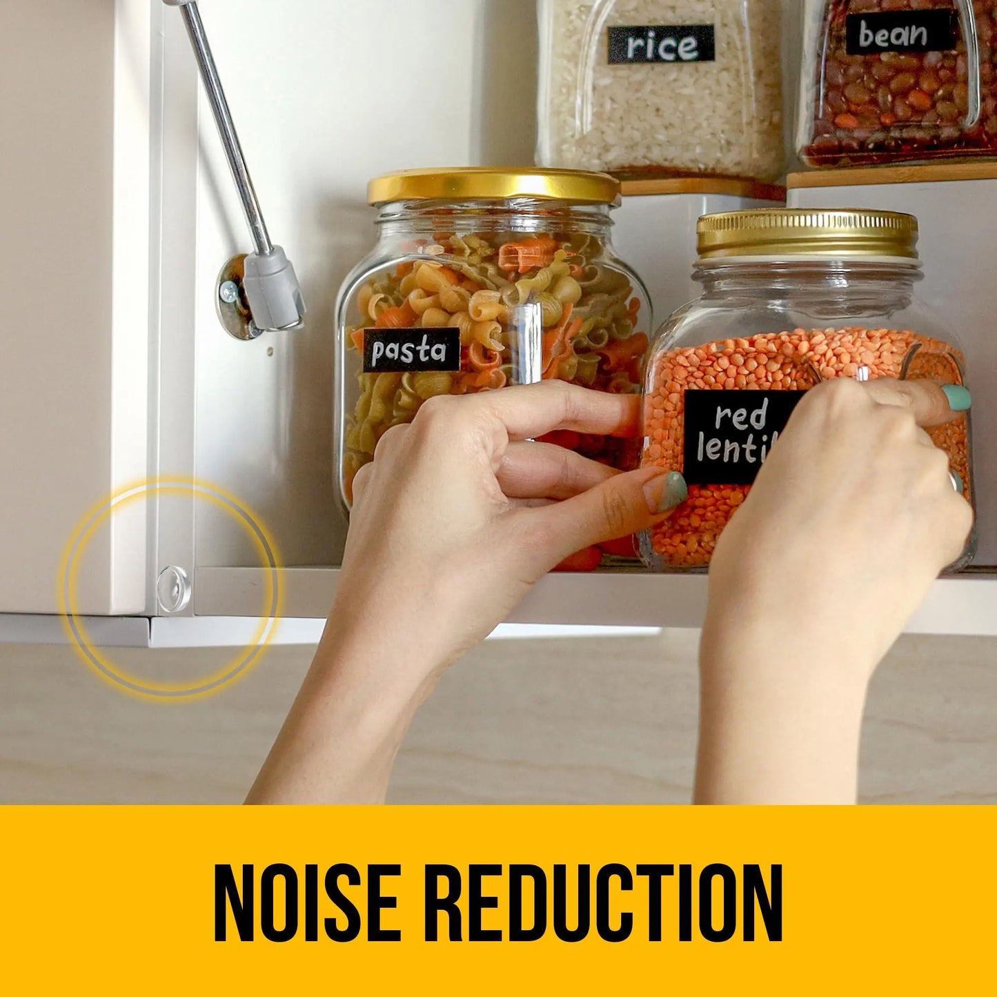 256x Premium Clear Cabinet Door Bumpers – Noise-Dampening Self-Adhesive Pads