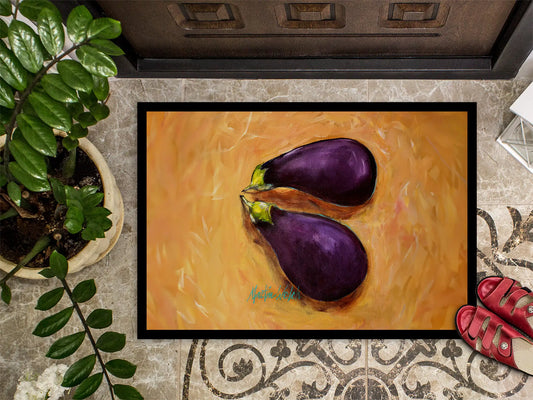 Eggplant Welcome Doormat – Vibrant Art Series